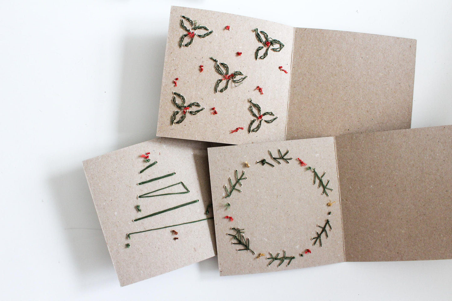 PDF Download Christmas Card Embroidery Pattern | Beginner-Friendly