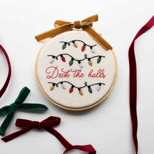 Christmas Embroidery Decoration Workshop 2nd December