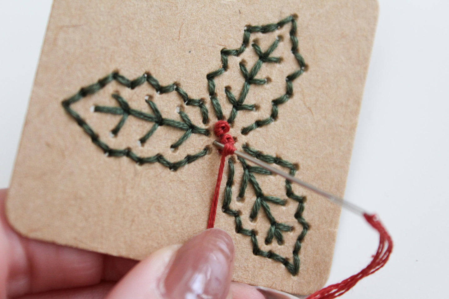 PDF Download Christmas Gift Tags Embroidery Pattern