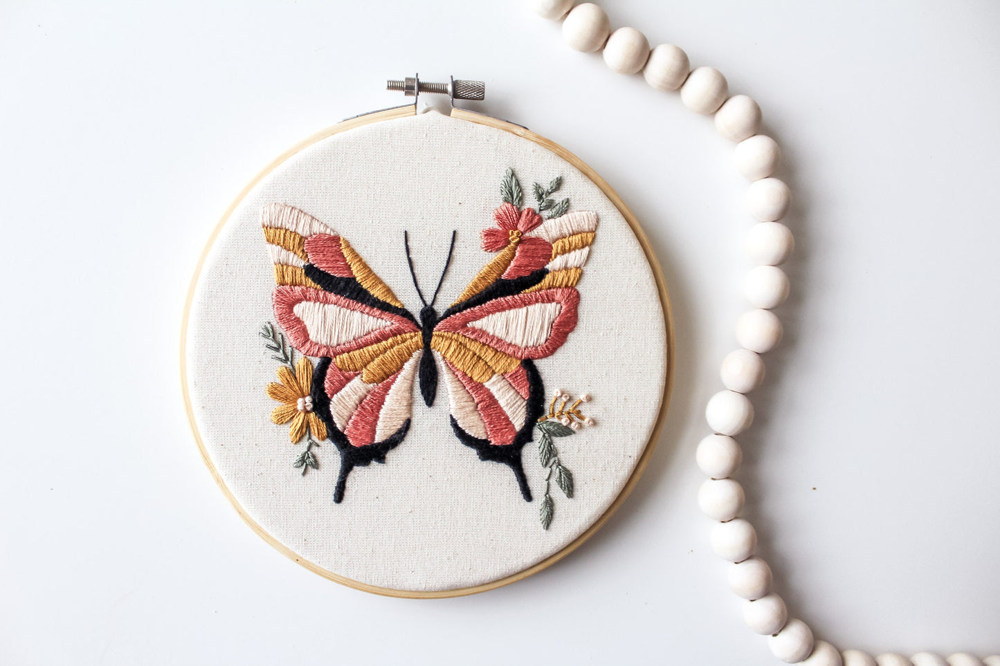 Butterfly Hand Embroidery Kit | Beginner-Friendly DIY Craft