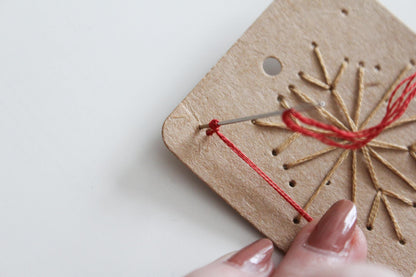 PDF Download Christmas Gift Tags Embroidery Pattern