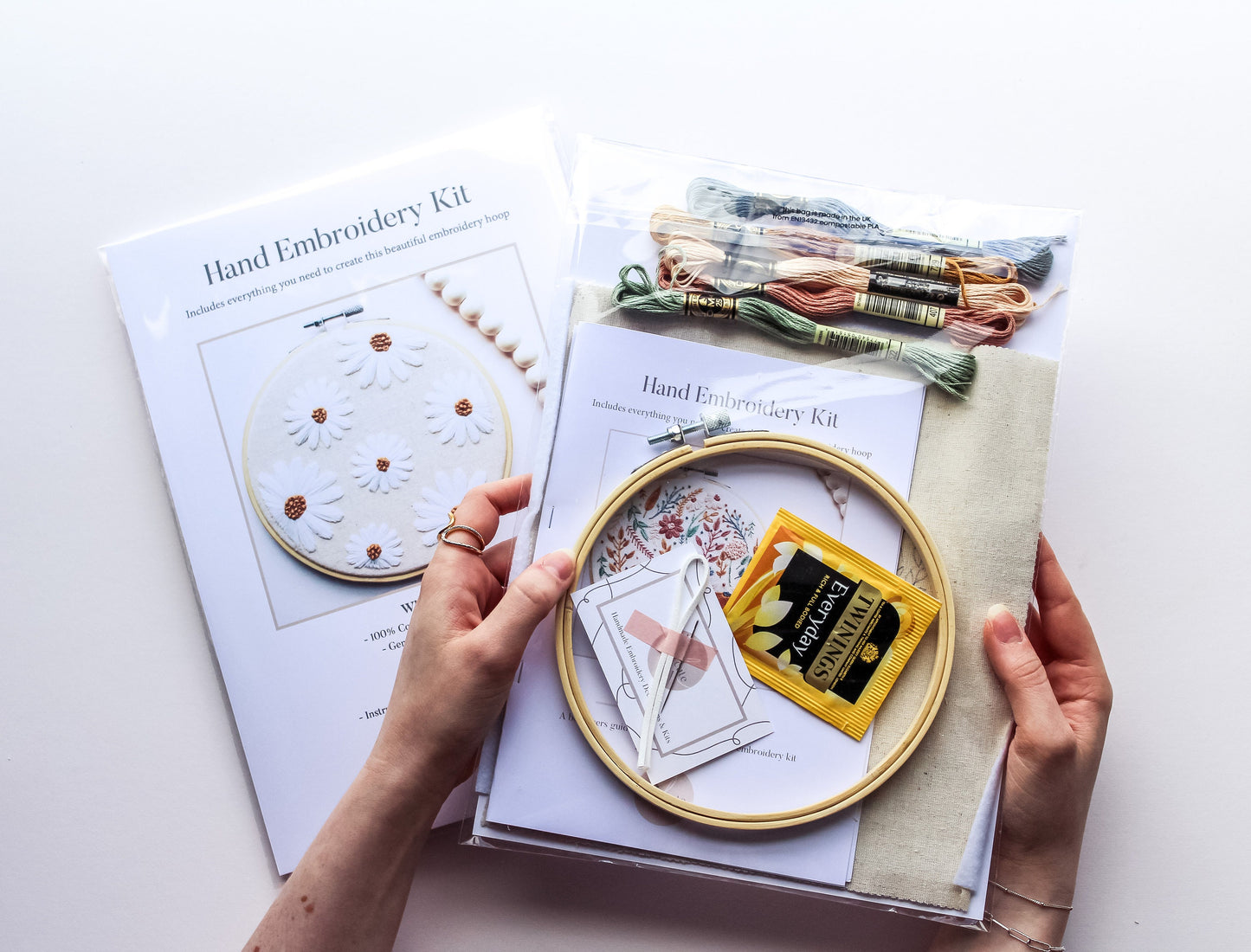 Floral Bloom Hand Embroidery Kit | Beginner-Friendly DIY Craft