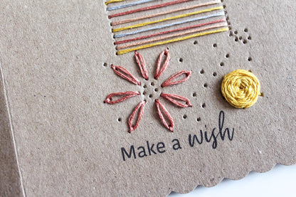 PDF Download  Birthday Cards Embroidery Pattern | Beginner-Friendly