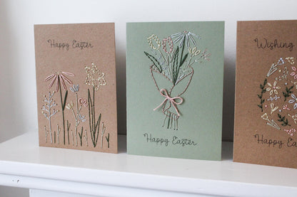Easter Cards Hand Embroidery Kit | Beginner-Friendly DIY Craft