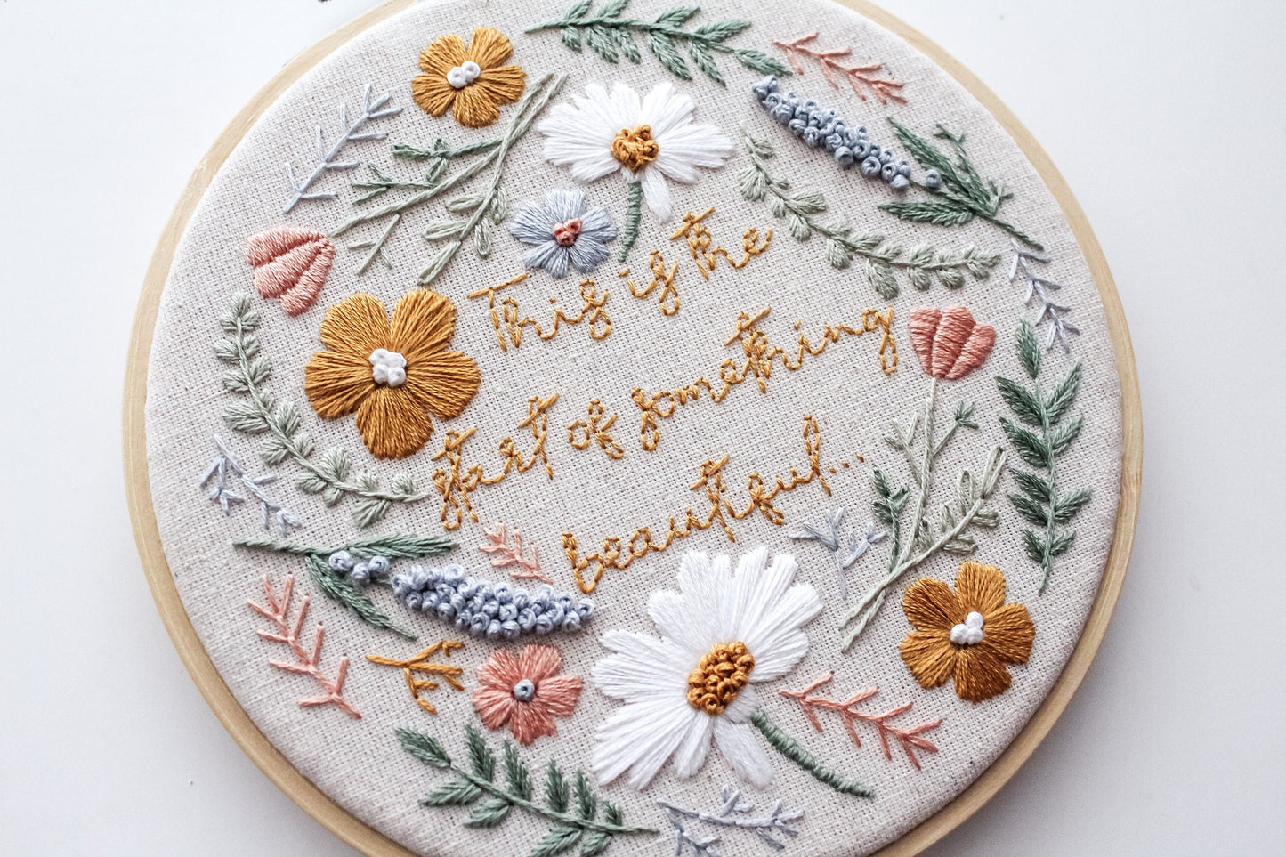 Wildflower Hand Embroidery Kit | Beginner-Friendly DIY Craft