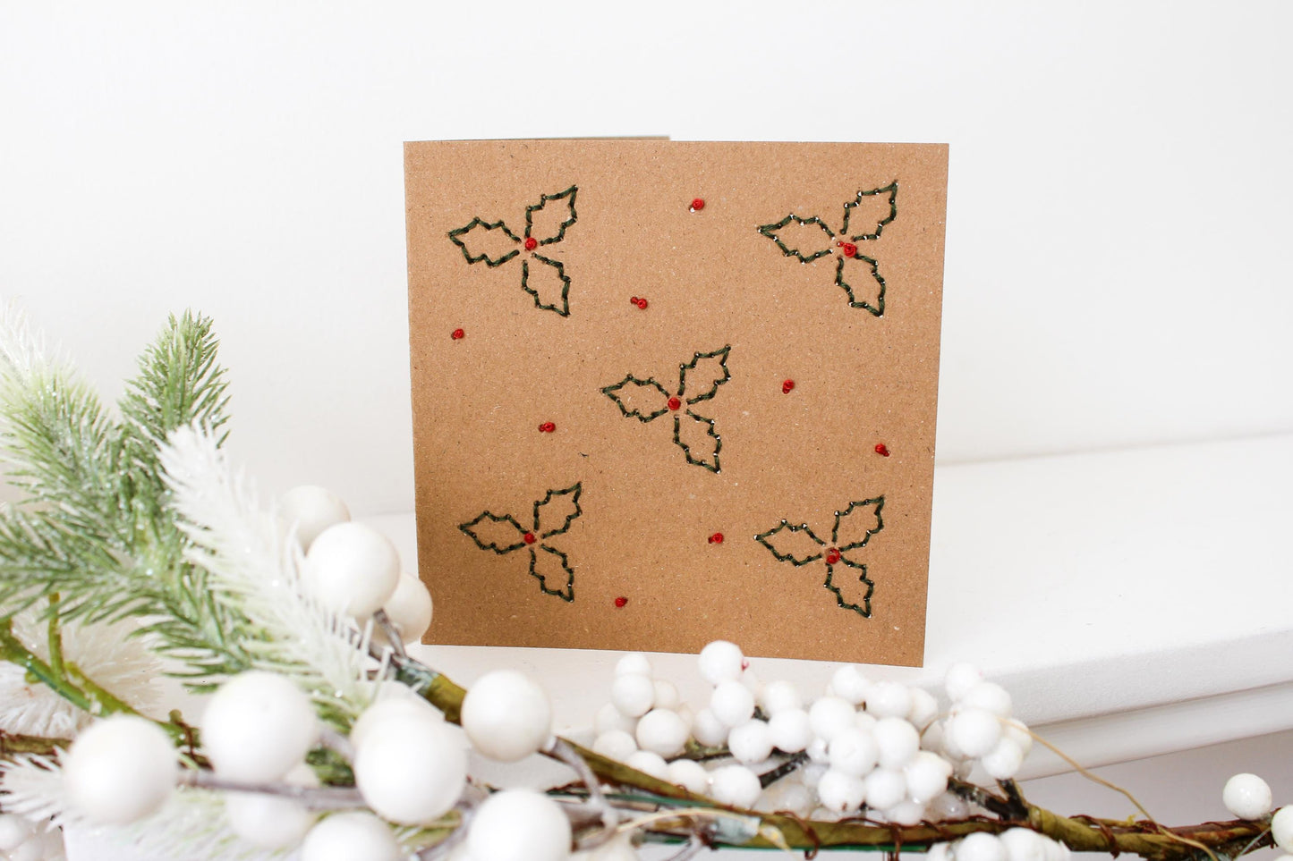 PDF Download Christmas Card Embroidery Pattern | Beginner-Friendly