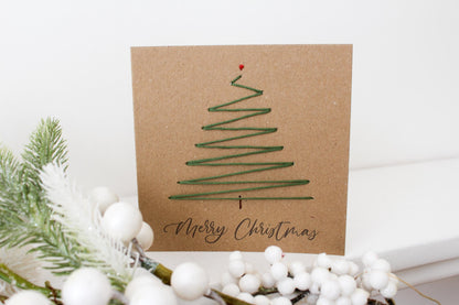 PDF Download Christmas Card Embroidery Pattern | Beginner-Friendly