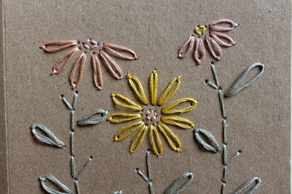 PDF Download Floral Cards Embroidery Pattern | Beginner-Friendly