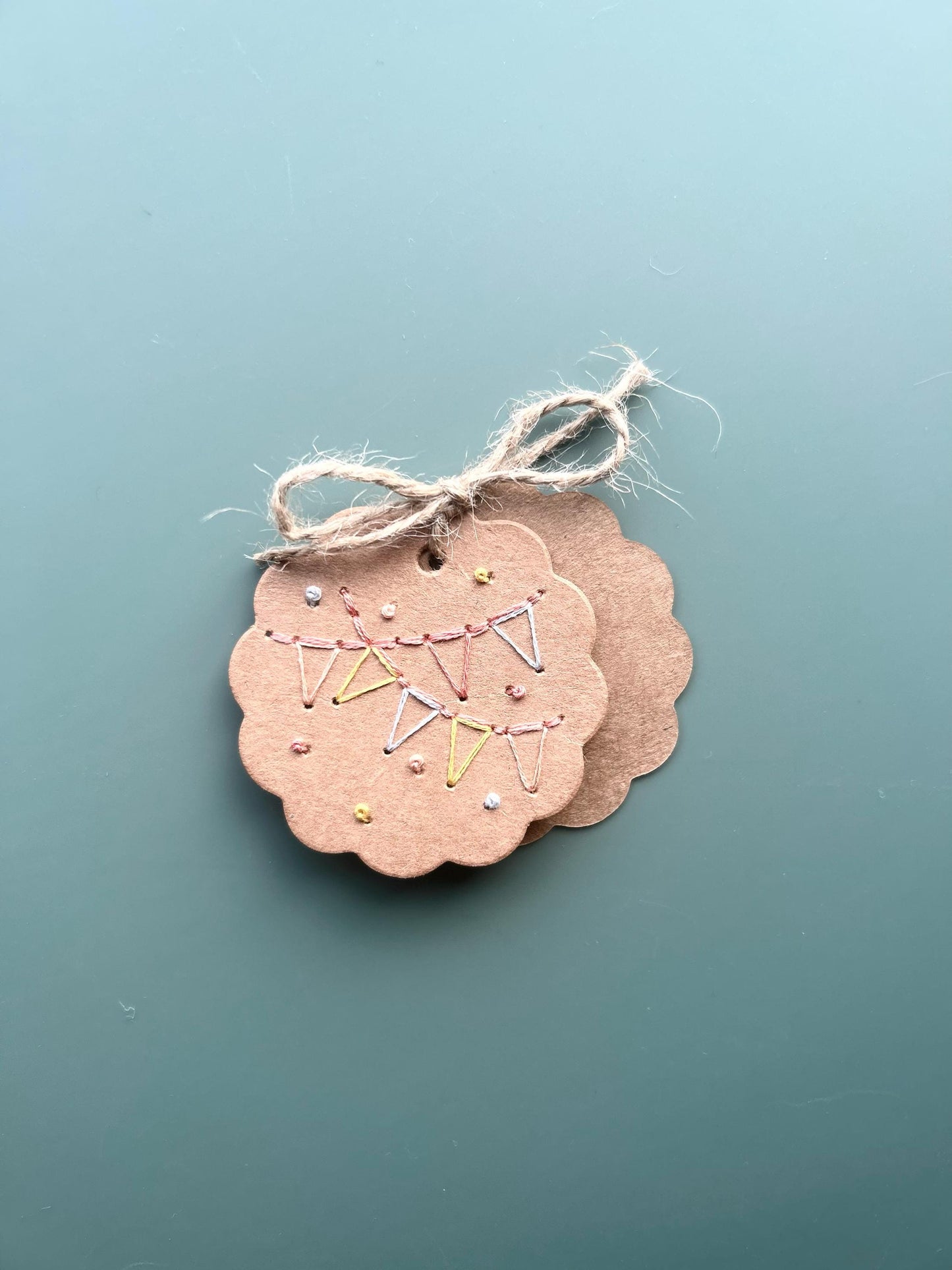 PDF Download Birthday Gift Tags Embroidery Pattern