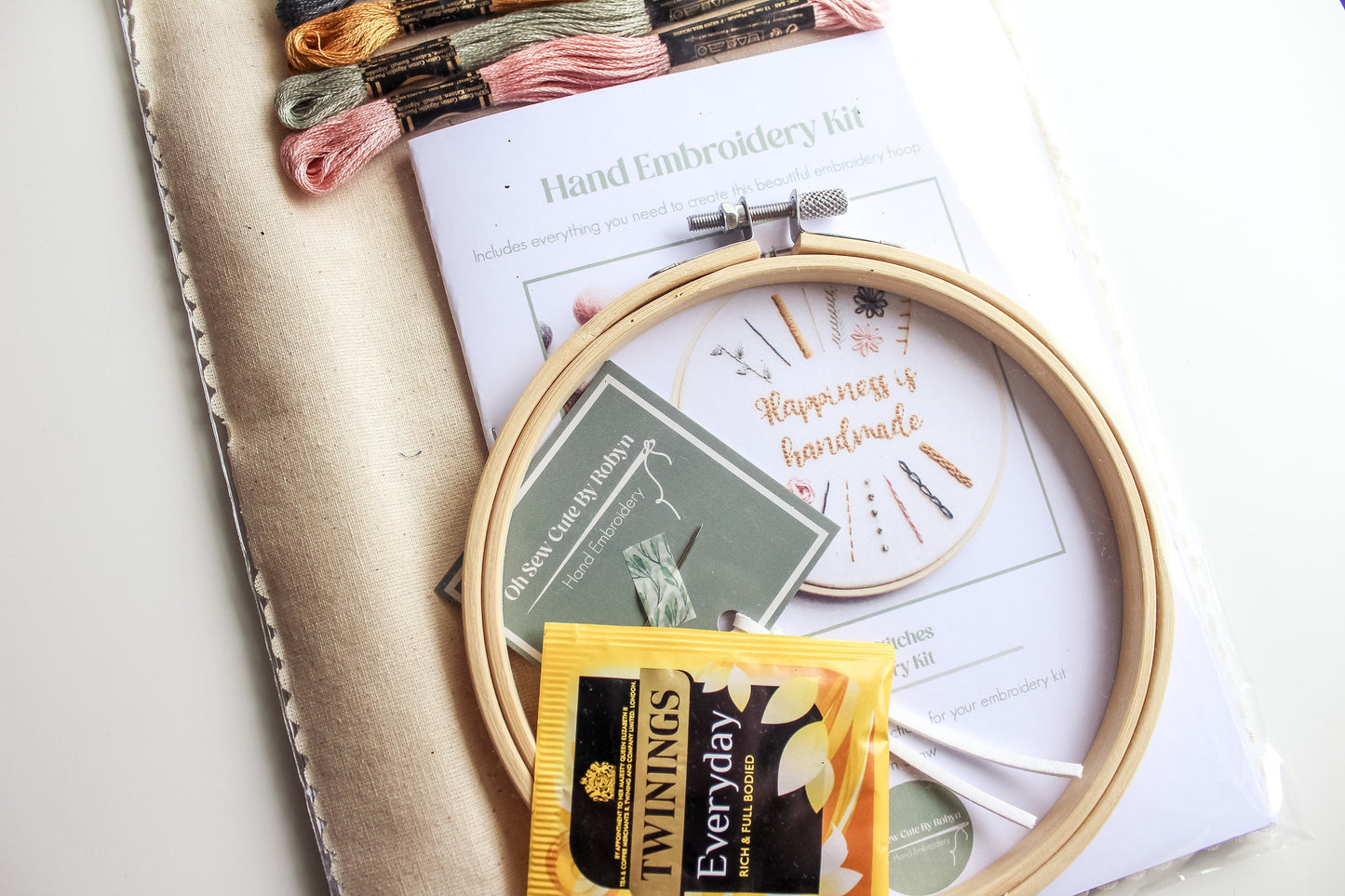 Beginner Hand Embroidery Kit | Learn 14 Stitches | DIY Craft