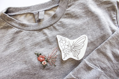 Insect Stick & Stitch Embroidery Patches | 14 Designs