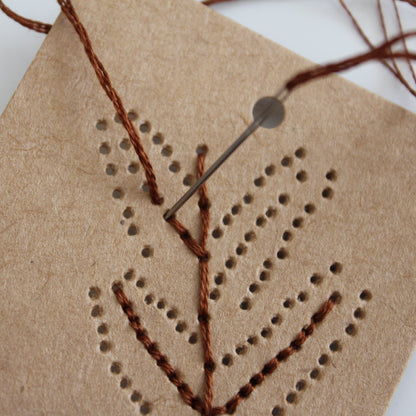 PDF Download Christmas Wreath Gift Tags Embroidery Pattern