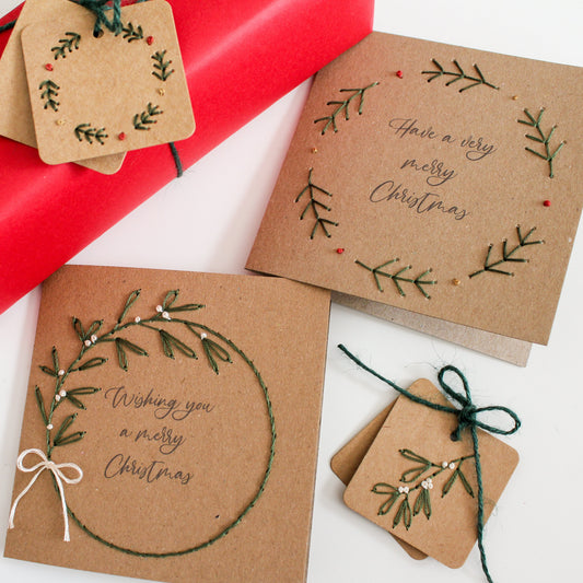 Embroidery Christmas Cards & Gift Tags Workshop 18th November