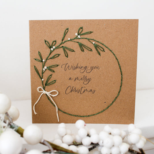 Embroidery Christmas Cards & Gift Tags Workshop 18th November
