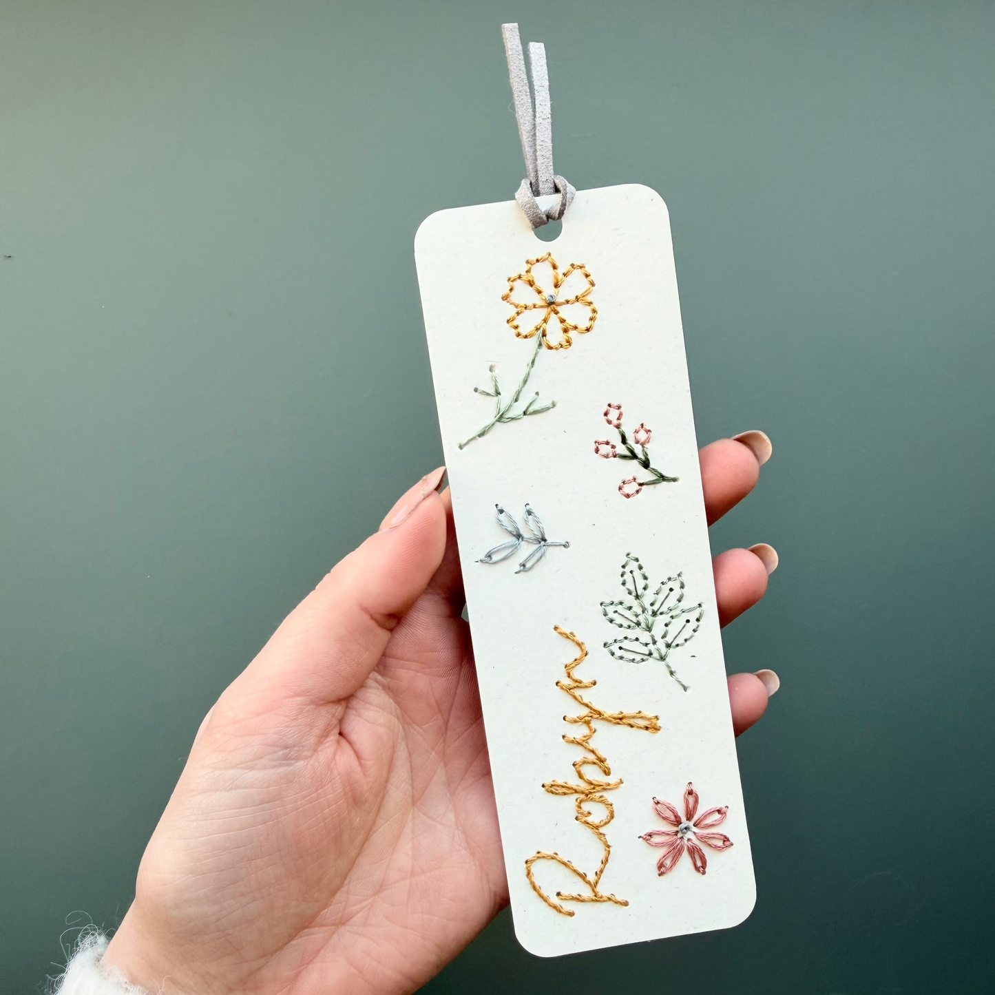 Hand Embroidery Bookmark Workshop - Glossop