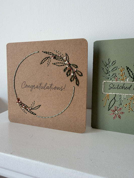 PDF Download Celebration Cards Embroidery Pattern