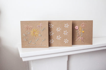 PDF Download Floral Cards & Gift Tags Embroidery Pattern Bundle