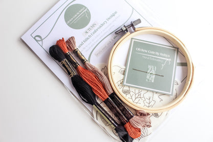 Autumn Stick & Stitch Embroidery Patches | 13 Designs |