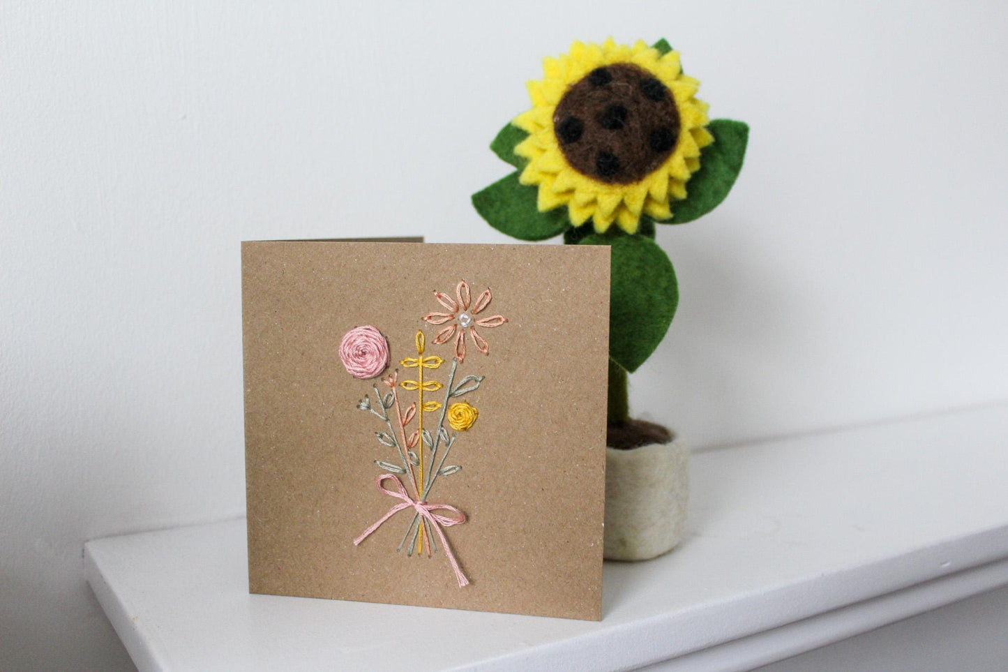 PDF Download Floral Cards Embroidery Pattern | Beginner-Friendly