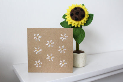 Floral Cards Hand Embroidery Kit | Beginner-Friendly DIY Craft