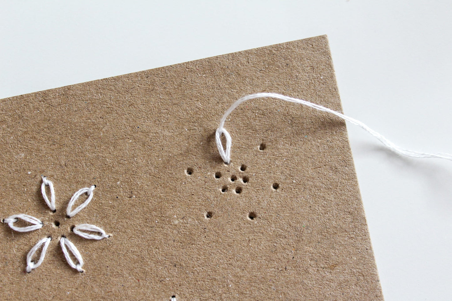 Floral Cards Hand Embroidery Kit | Beginner-Friendly DIY Craft