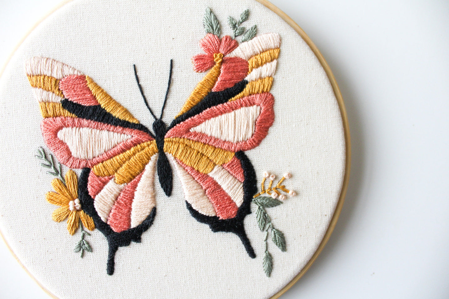 Butterfly Hand Embroidery Kit | Beginner-Friendly DIY Craft