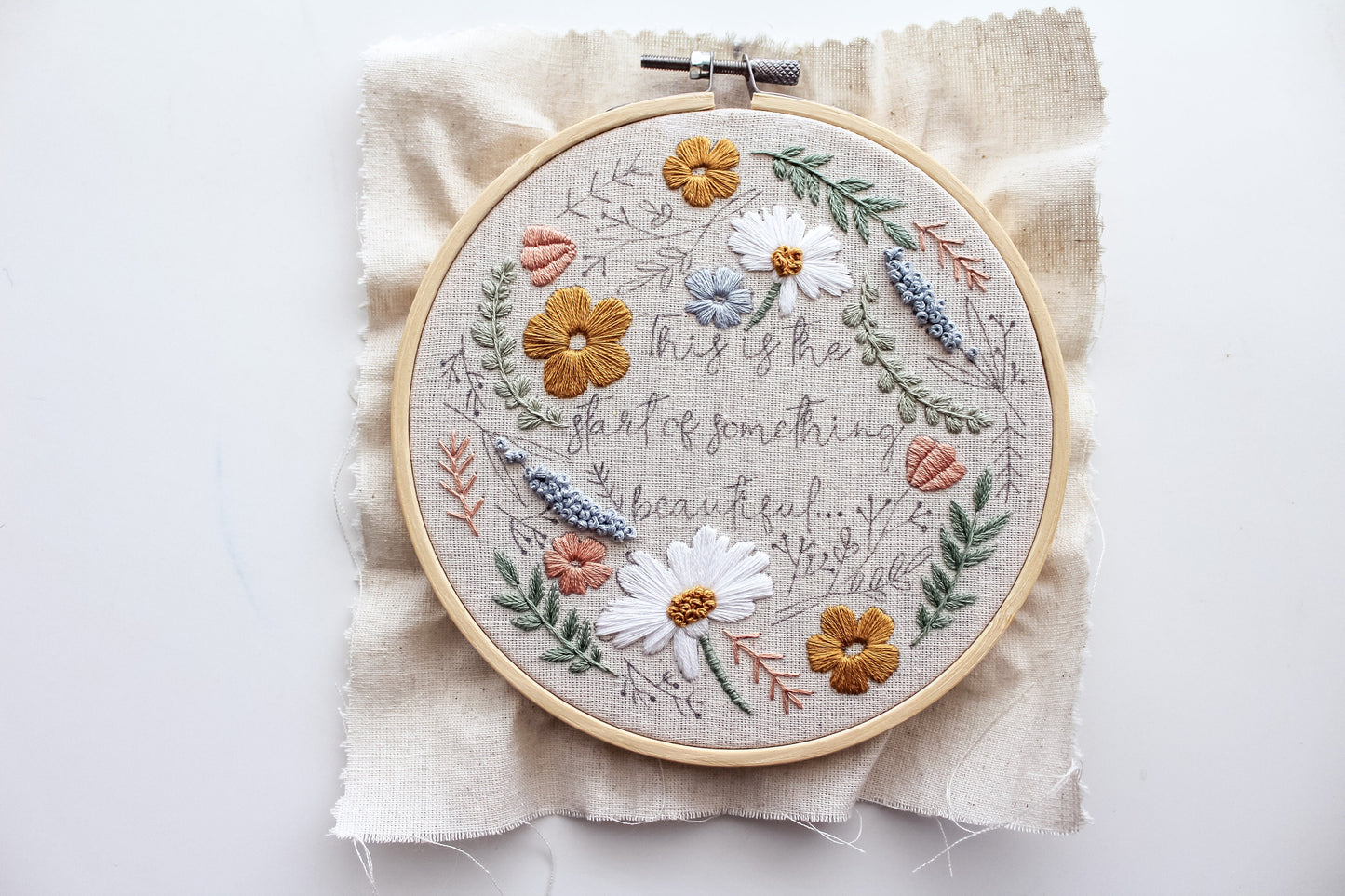 Wildflower Hand Embroidery Kit | Beginner-Friendly DIY Craft