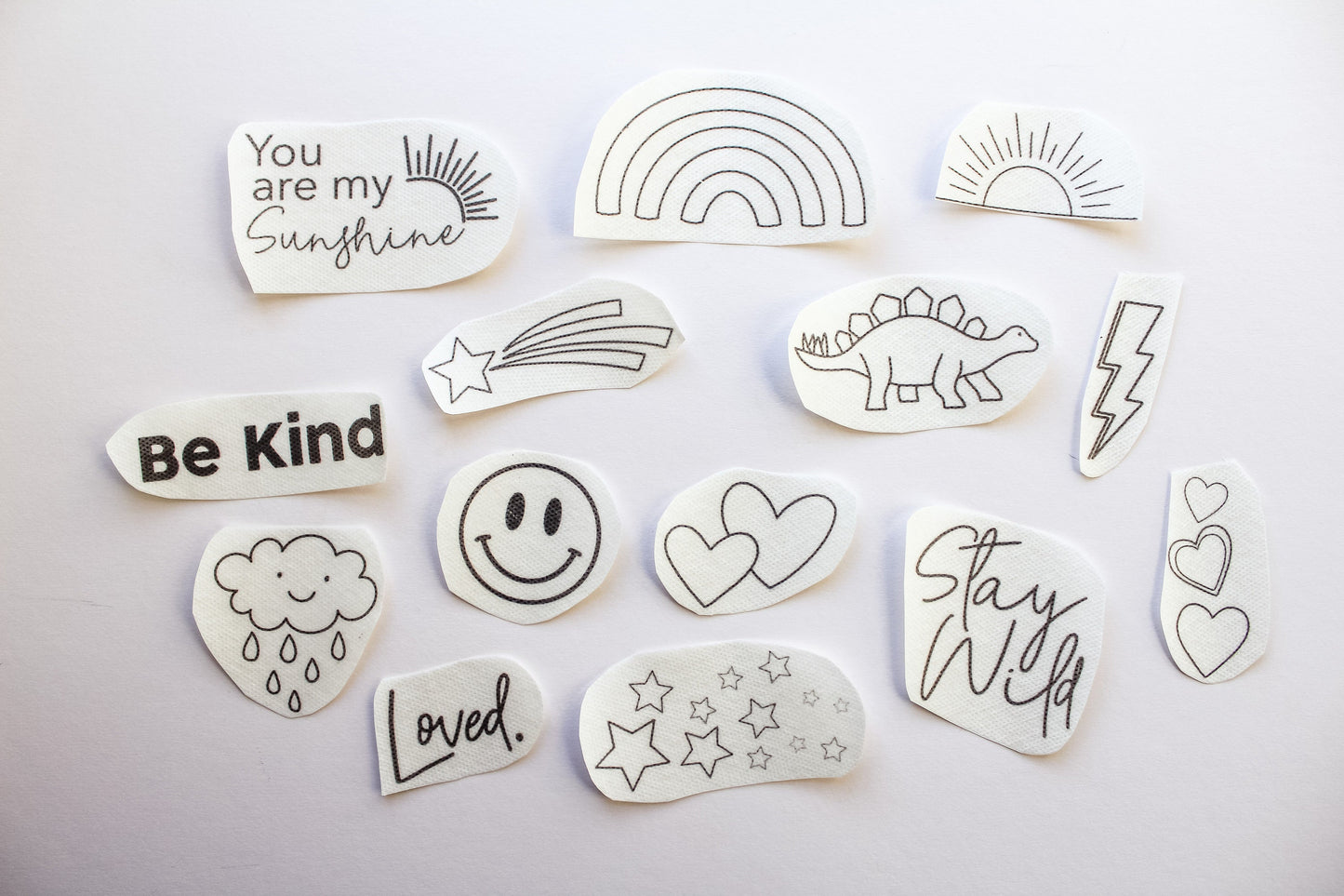 Kids Stick & Stitch Embroidery Patches | 14 Designs