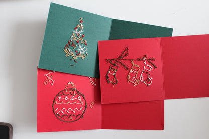 PDF Download Traditional Christmas Card Embroidery Pattern