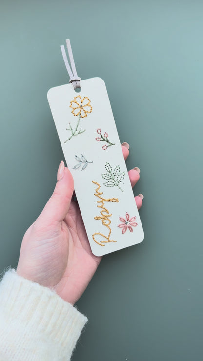 Hand Embroidery Bookmark Workshop - Glossop